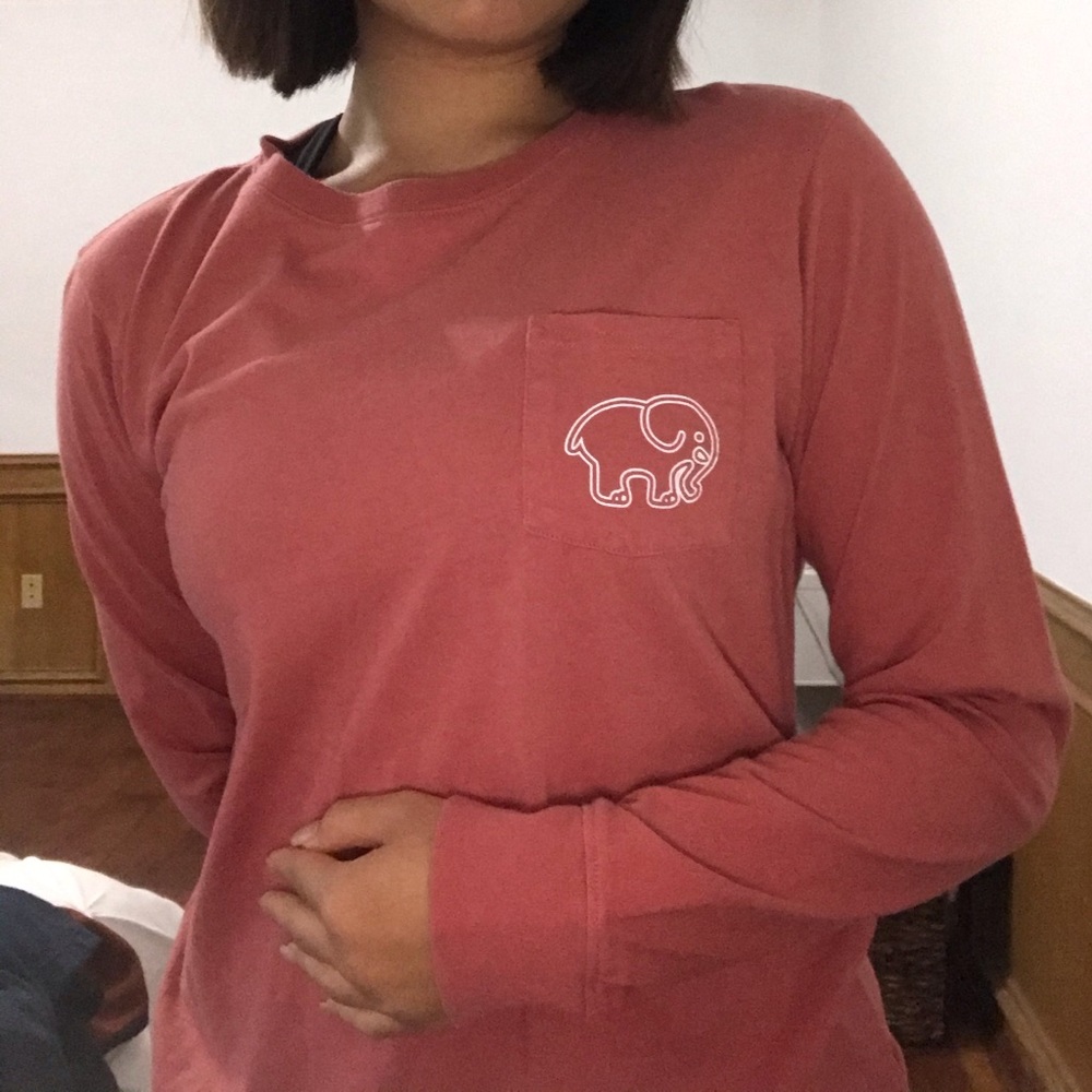Ivory Ella Coral Pink Long Sleeve